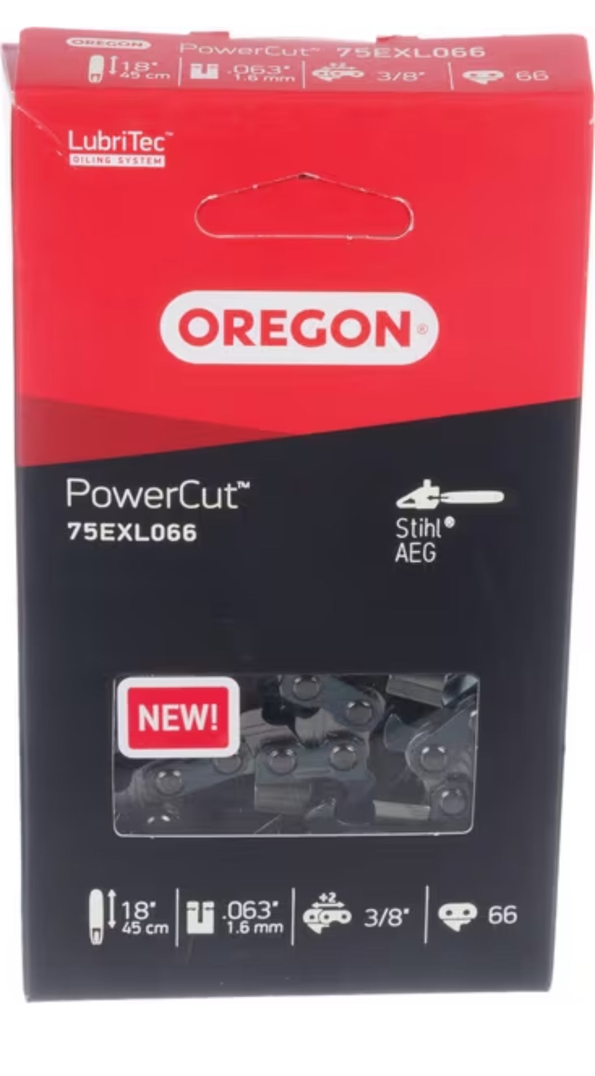 Sagkjede 3/8’’, 18’’