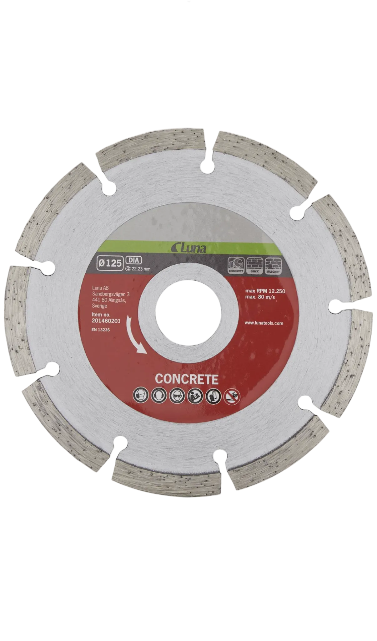 DIAMANTKAPPESKIVE 230X7X2,5X22 CON