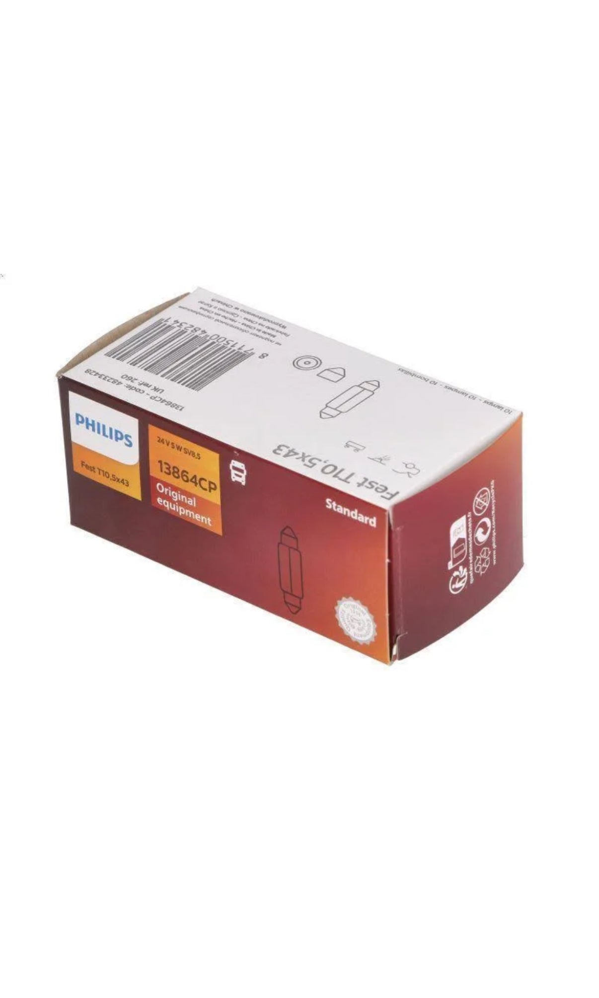 Festoon lyspære 24V 5W SV8,5