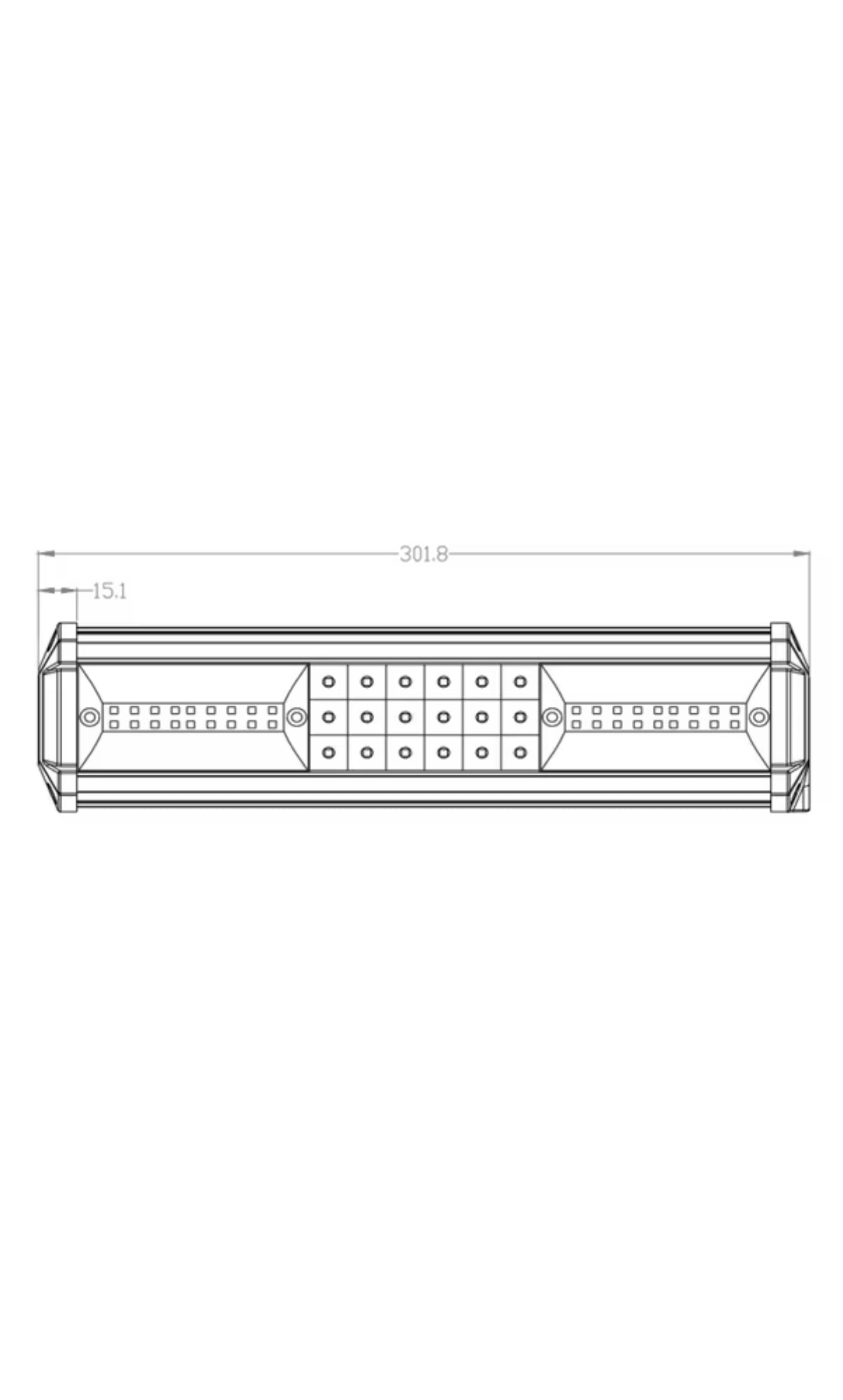 Arbeidslysbjelke LED 81W, 7290 LM