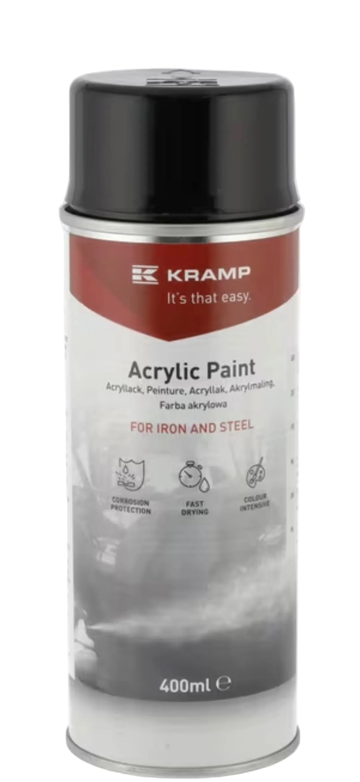 Akrylmaling for jern og stål 400ml