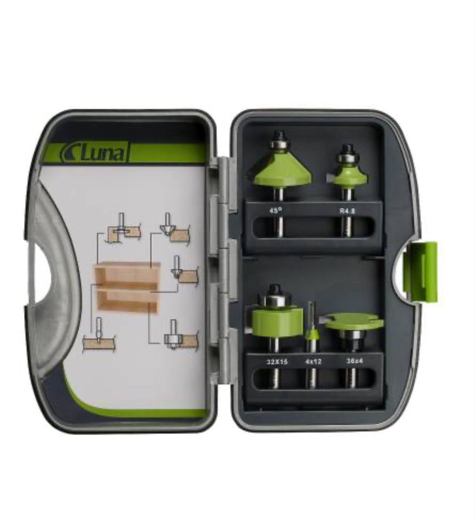 FRESESETT MØBEL 8MM SKAFT