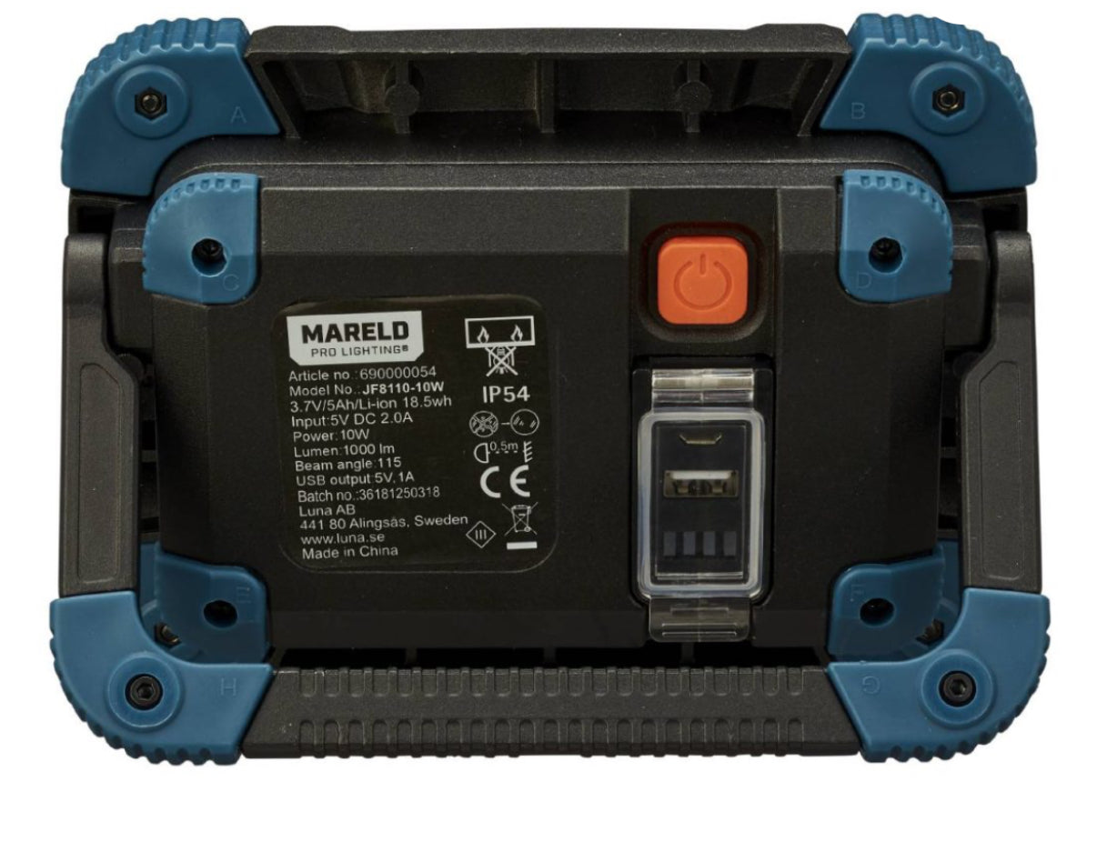 Arbeidslampe Flash 3000 RE WR