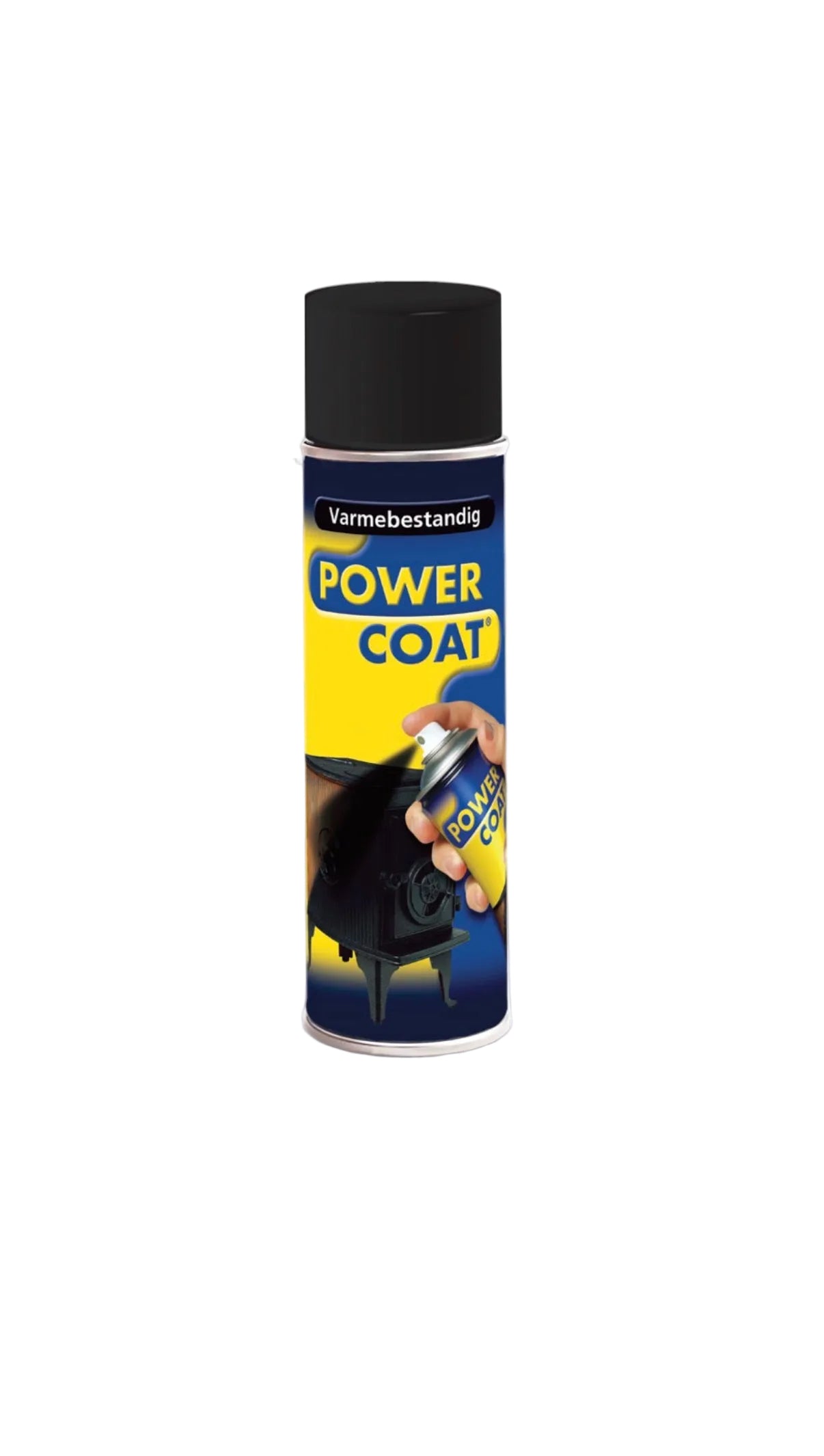 POWER COAT VARMEBESTANDIG SPRAY SVART 500 ML