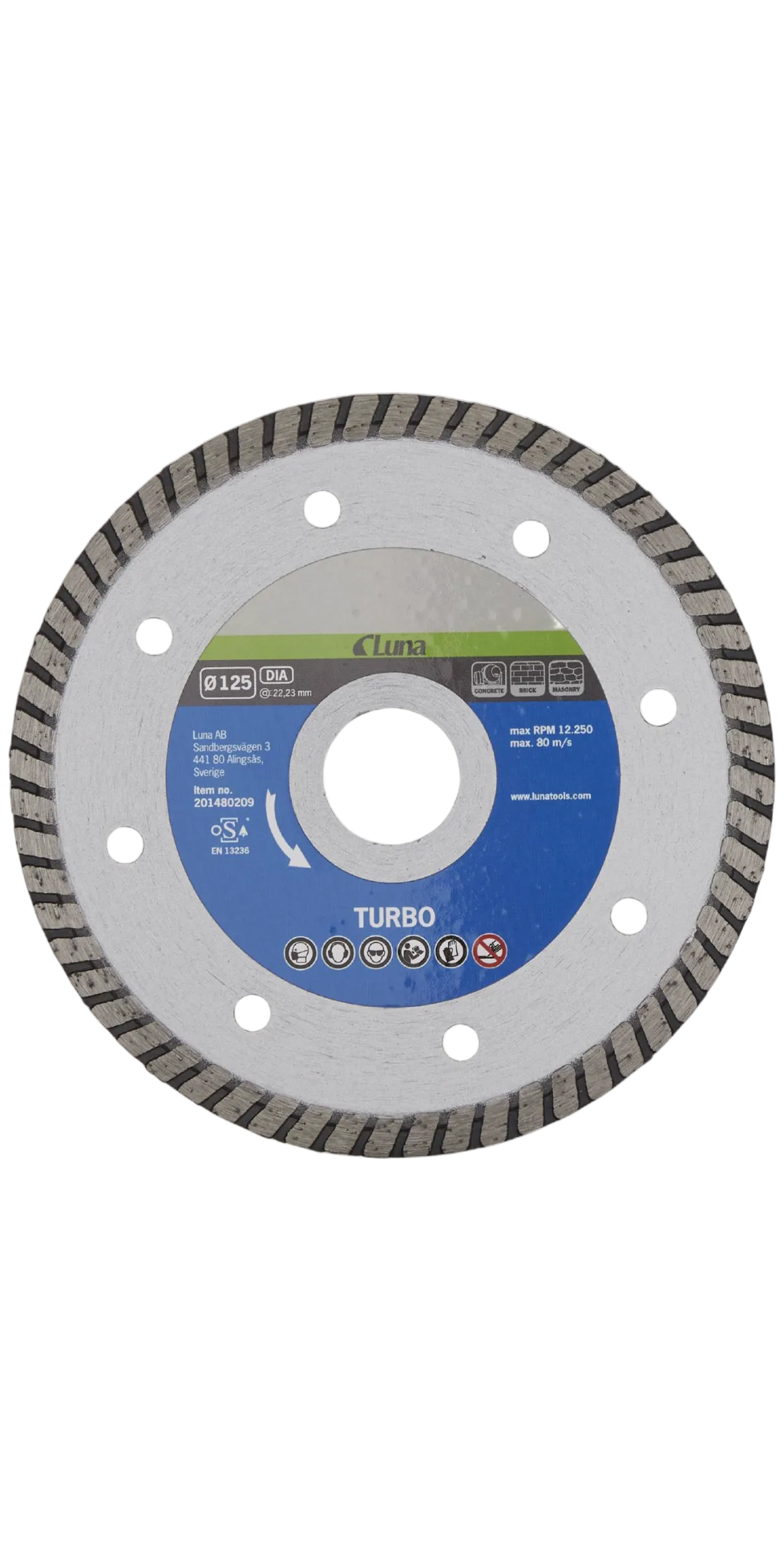 DIAMANTKAPPESKIVE 230X7X2,6X22 TUR