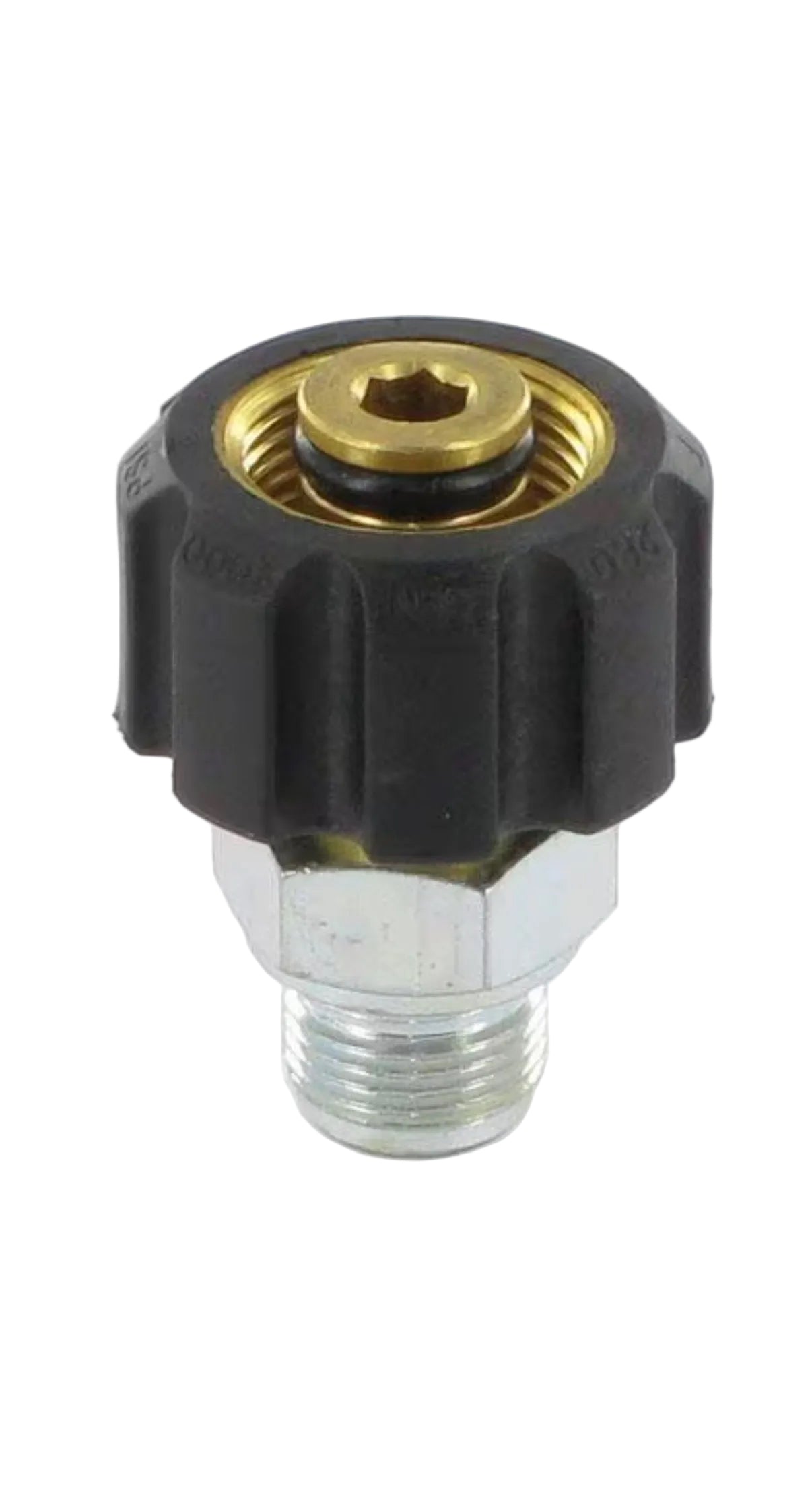 Skruekobling og svivel, M22x1,5–3/8".